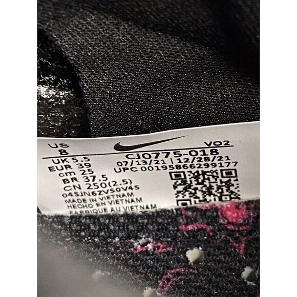 Nike SuperRep Women’s Sz 8 Black Hyper Crimson Indoor Cycling Shoes CJ0775-018 - Picture 9 of 9